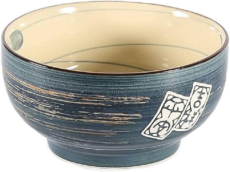lachineuse - Grand Bol Japonais - Teinte Bleue ⌀ 16,5 cm - Contenance 1000 Ml - Style Zen Nippon - Bol à Riz, Petit Déjeuner & Soupe - Déco du Japon - Cadeau Vaisselle Japonaise : Amazon.fr: Cuisine et Maison