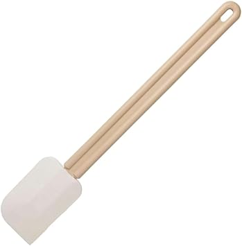 Fackelmann 35960 Spatule Maryse 42 cm Manche Résine Blanc/Beige