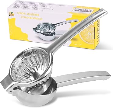 Lechin presse agrume manuel - presse-agrumes avec un diamètre de 8,5 cm - Presse-agrumes manuel en acier inoxydable 304 : Amazon.fr: Cuisine et Maison