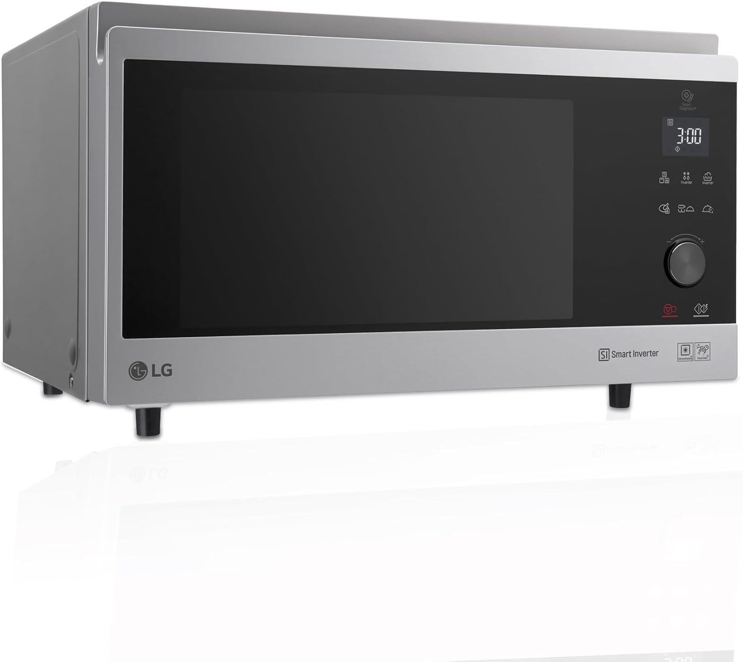 LG MJ3965ACS Four Micro-ondes 4-en-1 Smart Inverter 39L Inox