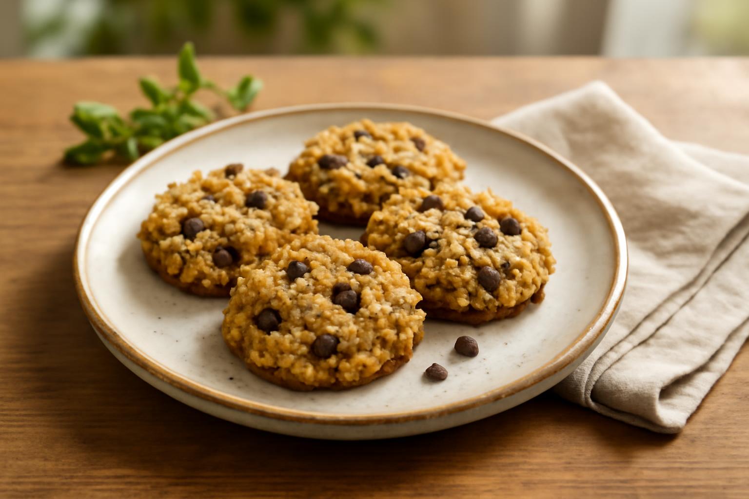 Cookies Avoine Banane sans Sucre Ajouté