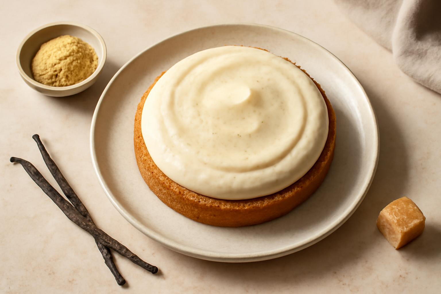 Gâteau Crémeux à la Vanille "Tarte Nuage"