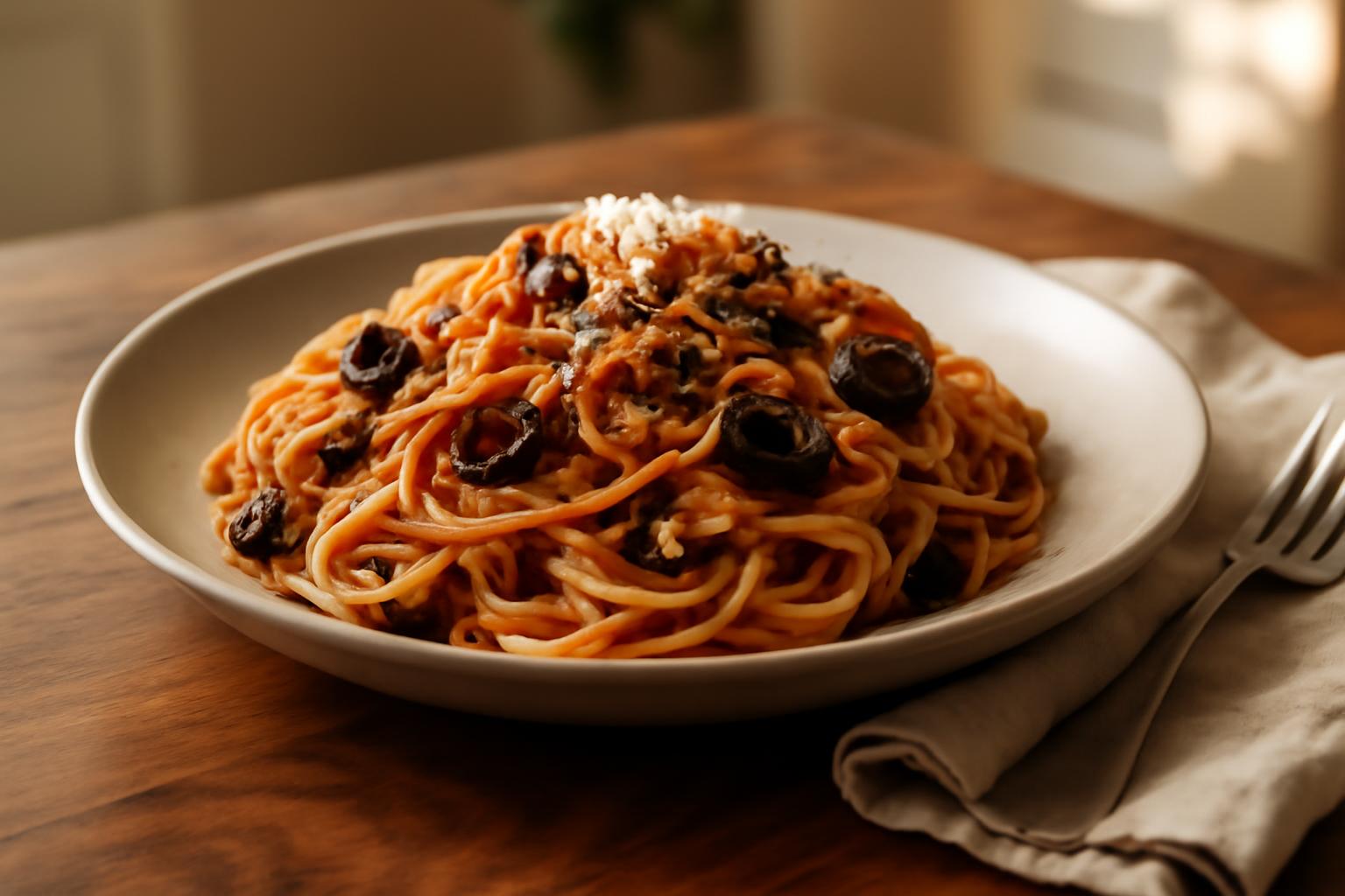Spaghetti au thon à l'italienne