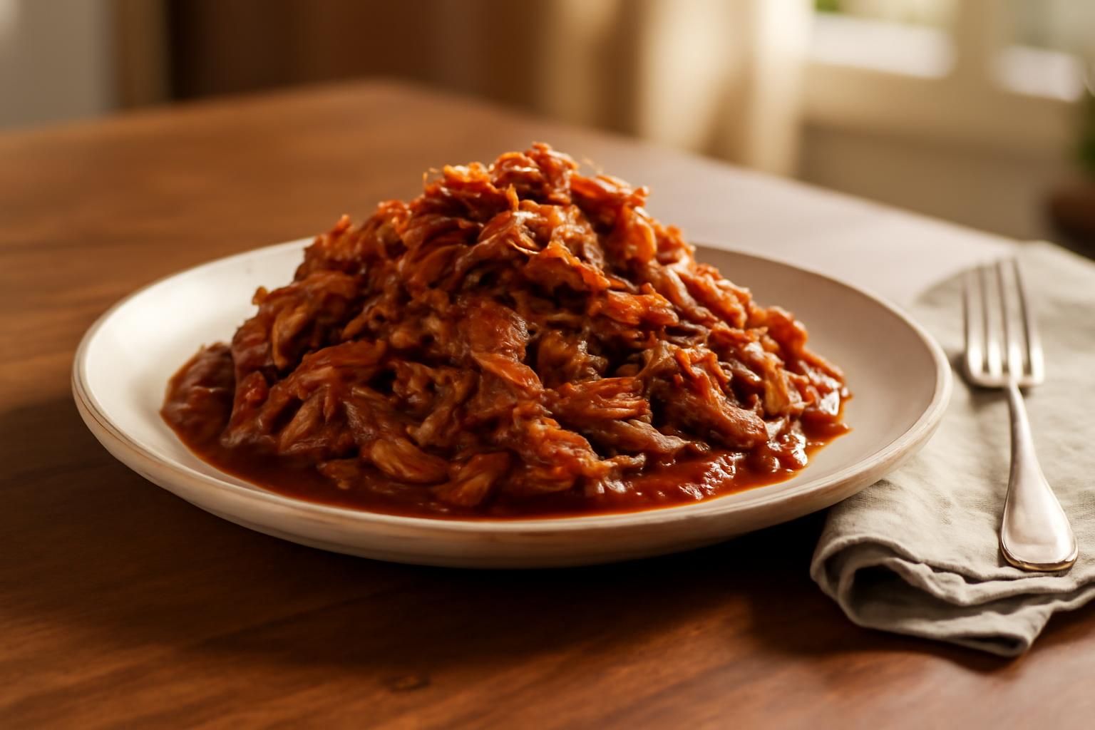Porc Effiloché Sauce Barbecue