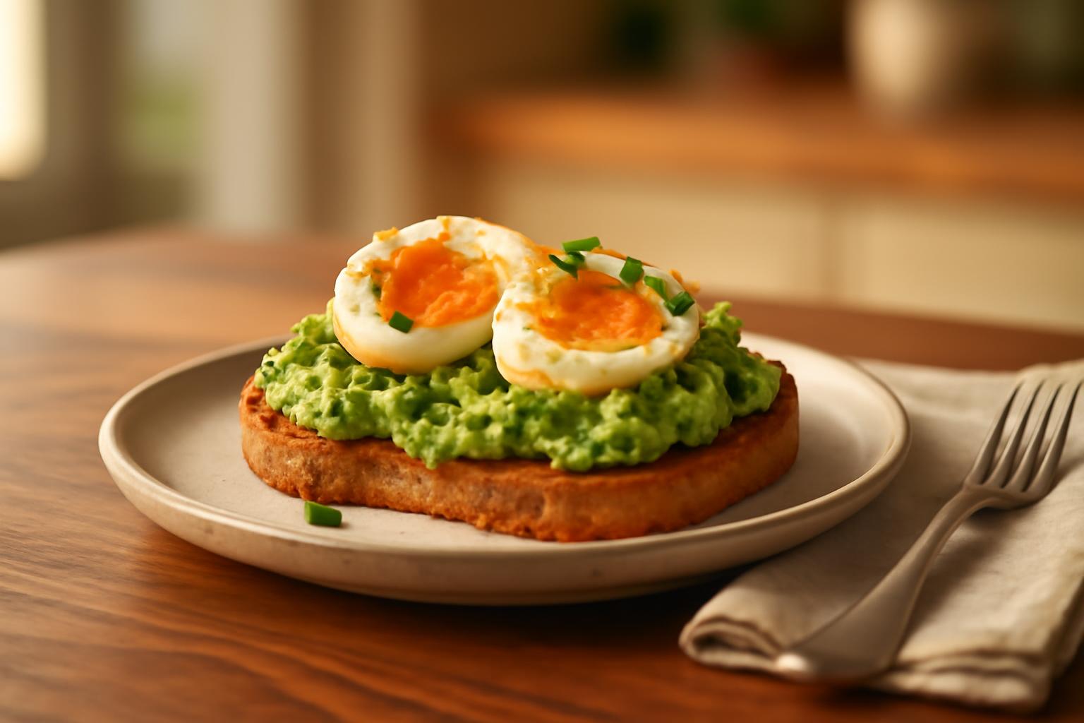 Avocado toast à l'oeuf