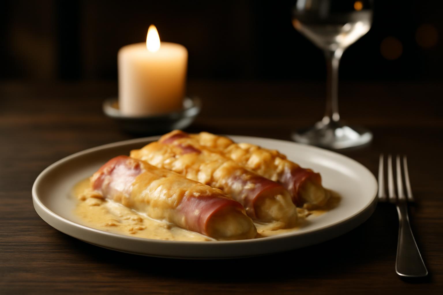 Endives au jambon