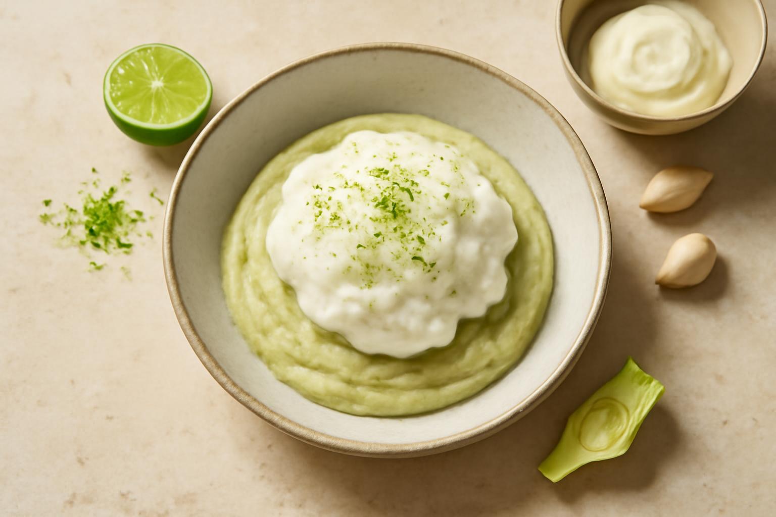 Nuage de Printemps : Mousse d'Artichaut, Citron Vert & Neige Lactée