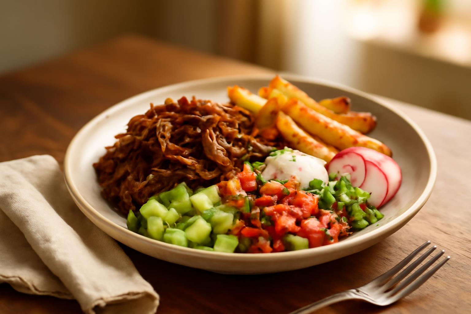Pulled Beef Taco Bowl