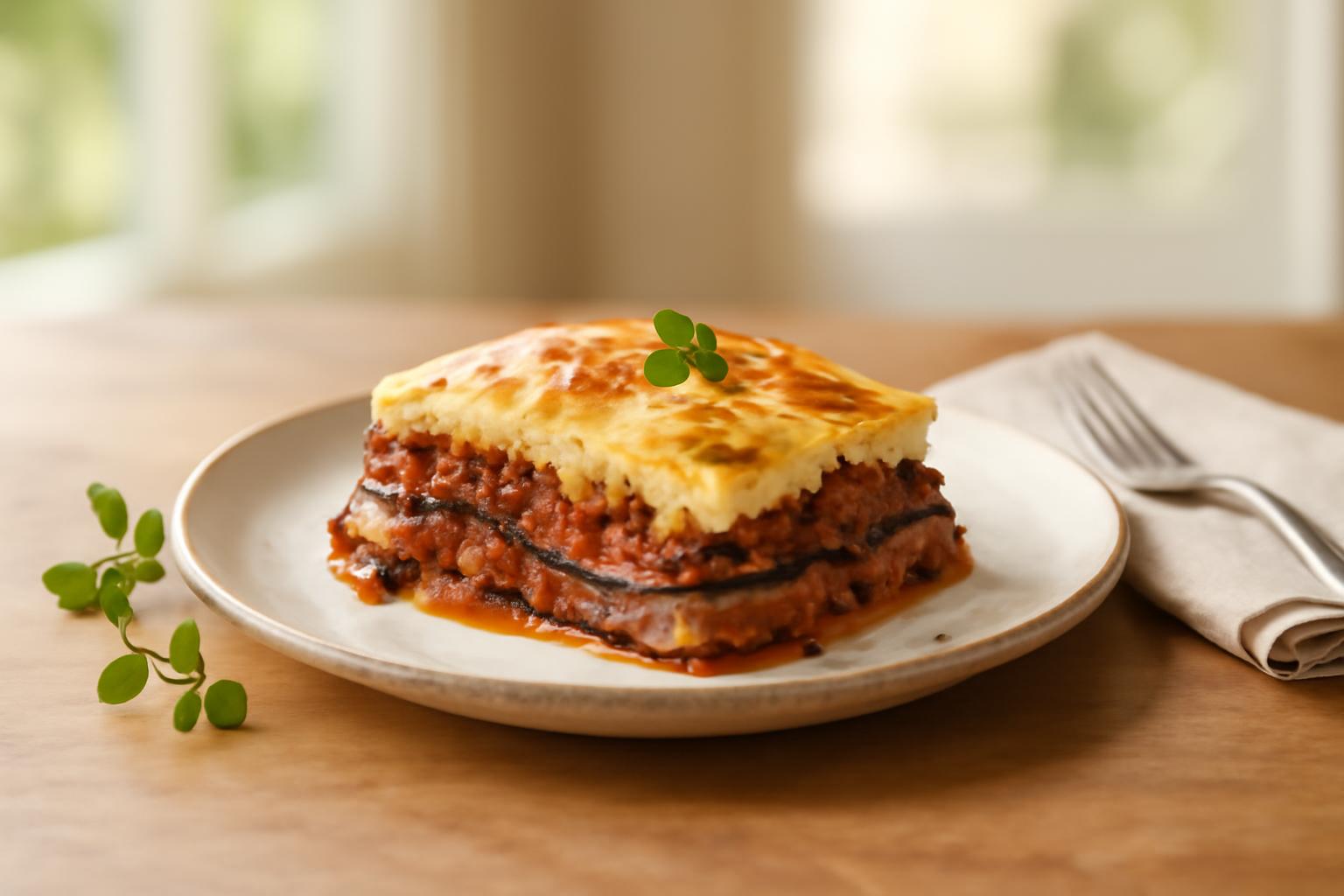 Moussaka d'Aubergines