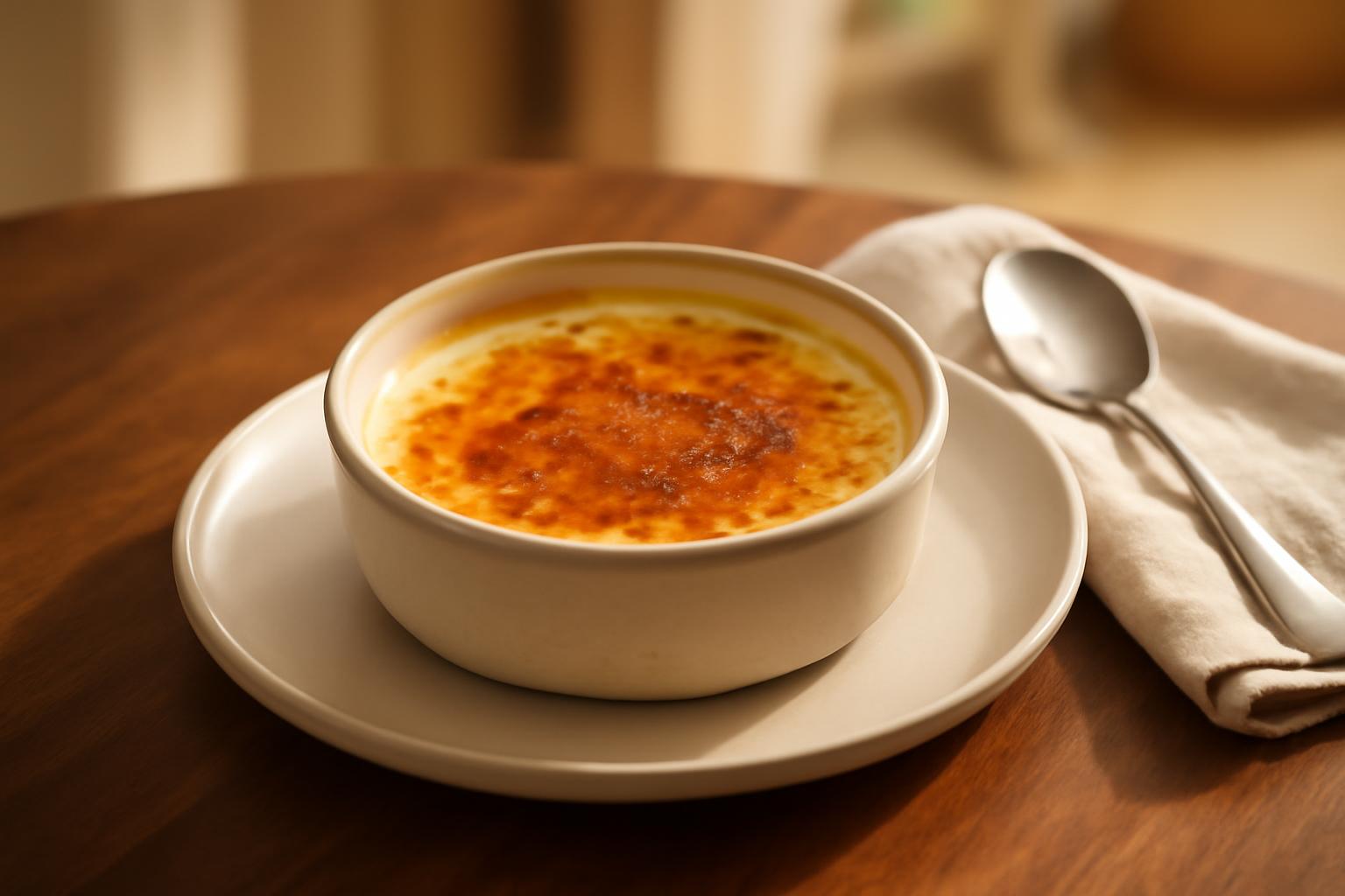 Crème brûlée protéinée