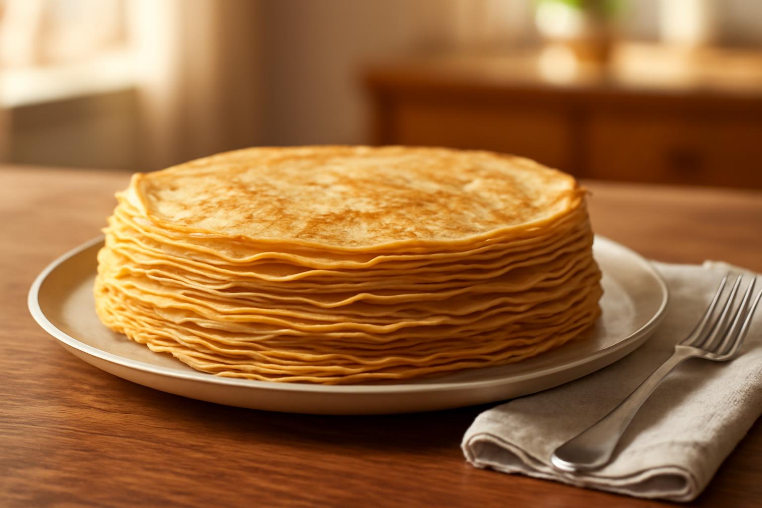 Pâte à crêpes avec 1 litre de lait