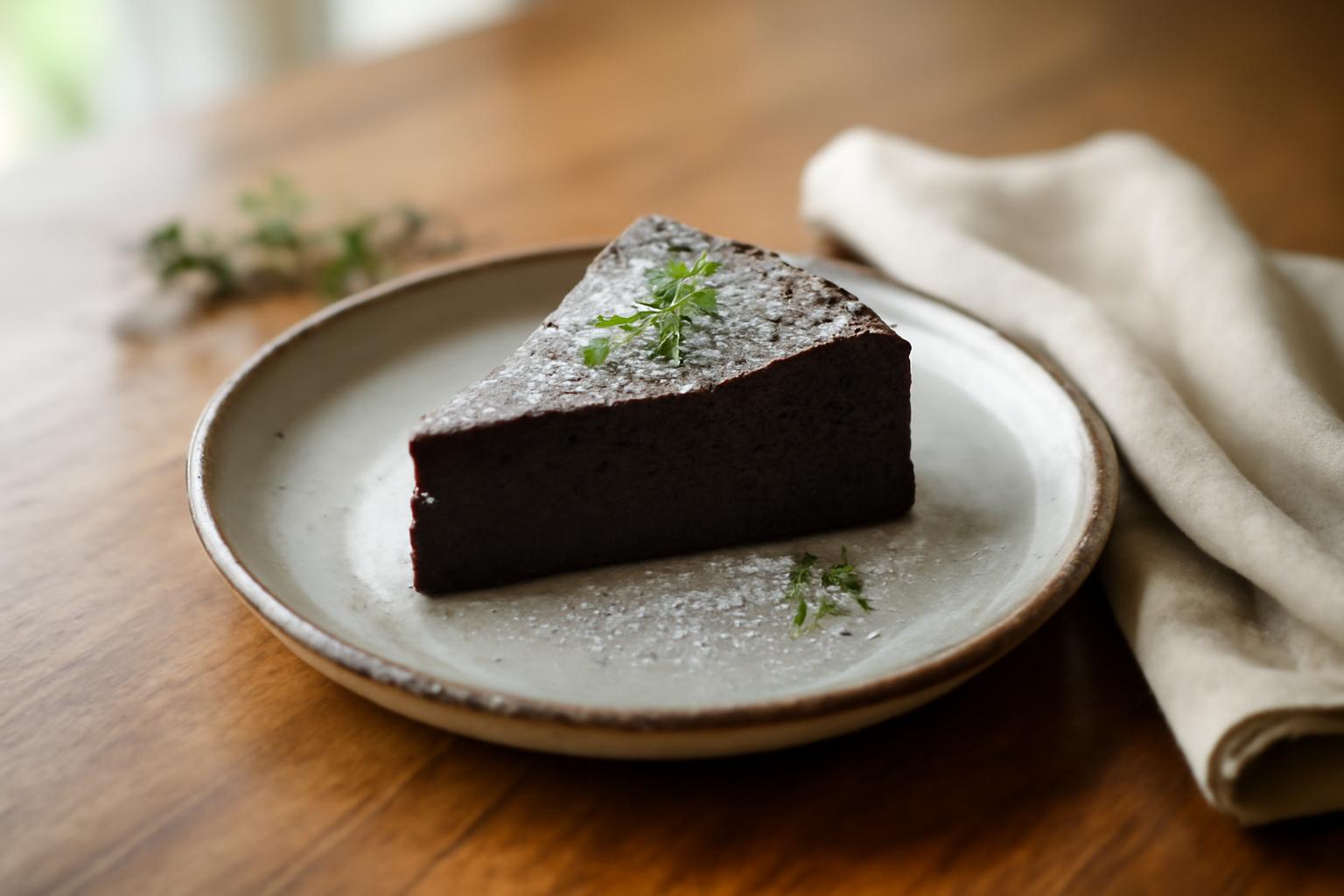 Gâteau au chocolat sans gluten aux haricots rouges