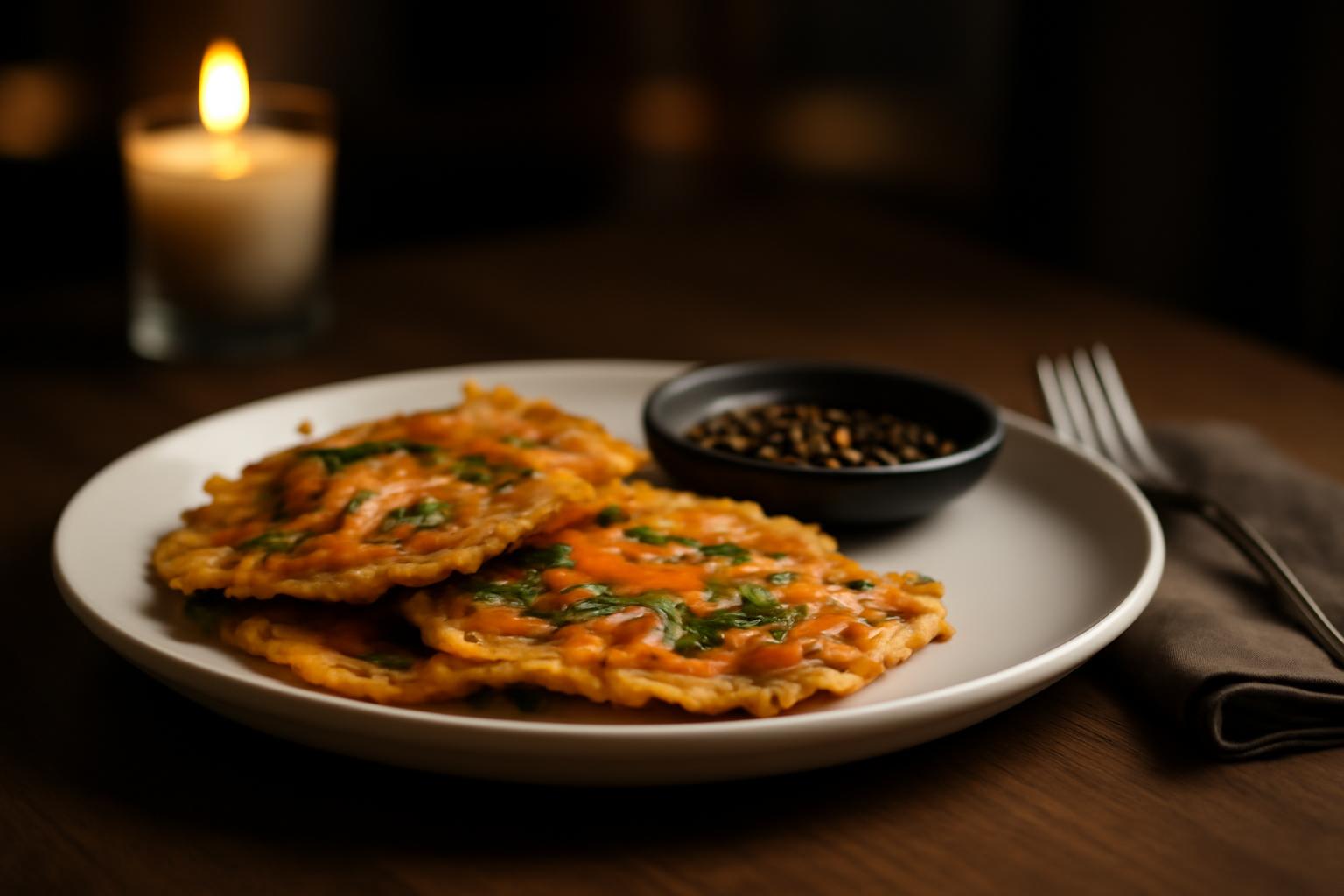 Pancakes Coréens aux Légumes (Yachaejeon)