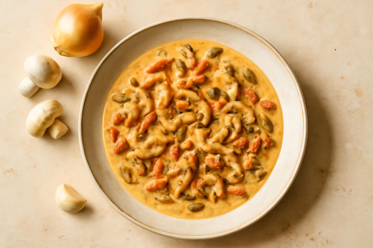 Émincés de Poulet à la Moutarde et Lardons