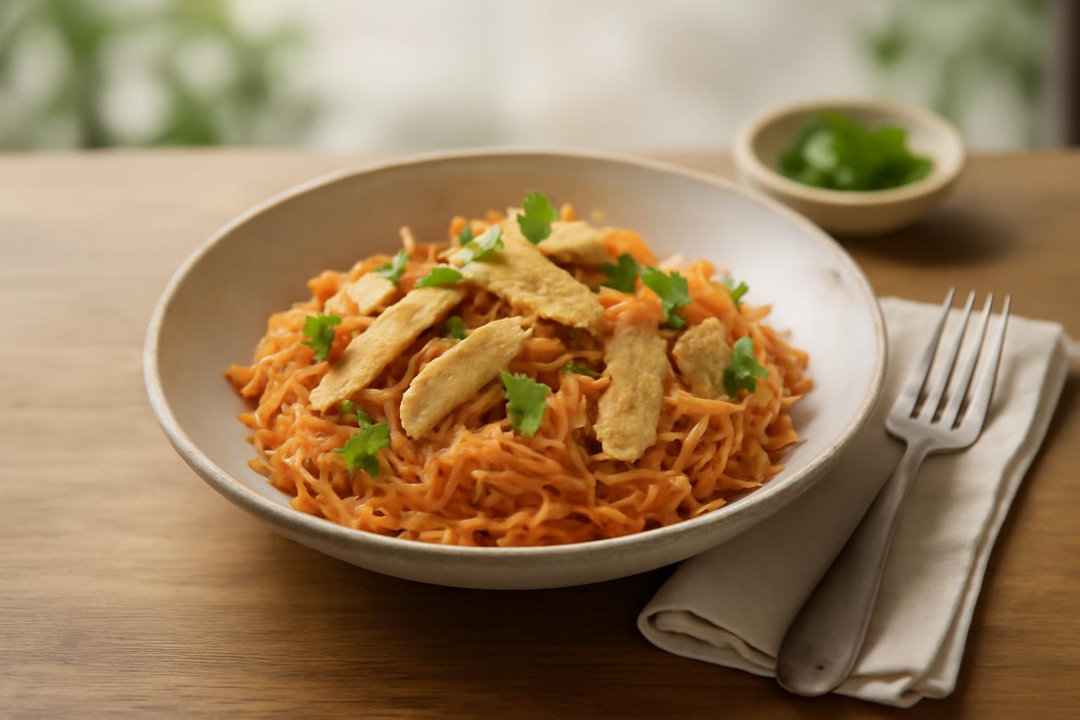 Salade croquante carotte & poulet