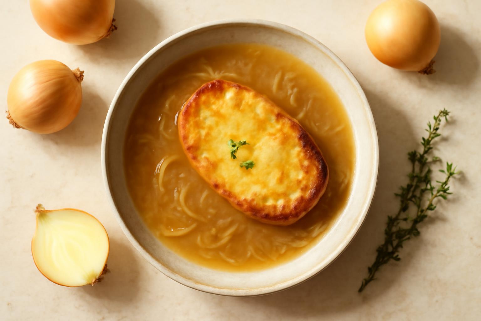 Soupe à l'oignon au Thermomix