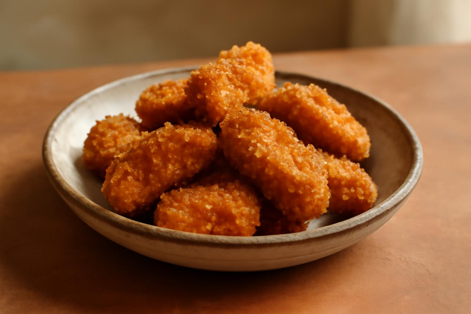 Nuggets de banane croustillants