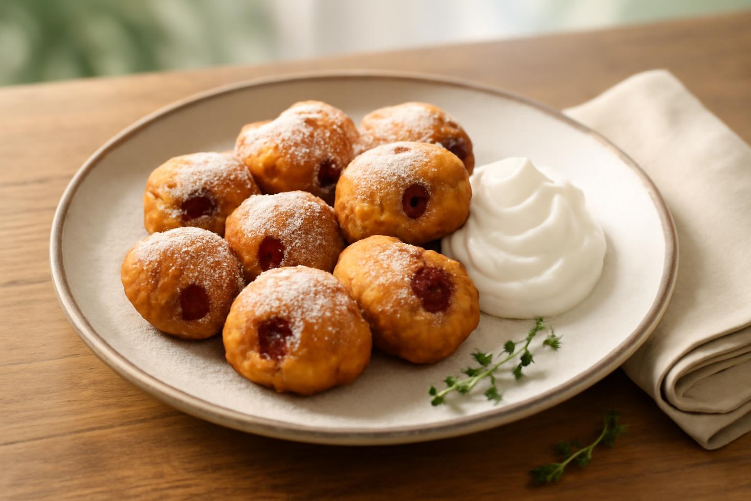 Beignets de cerises