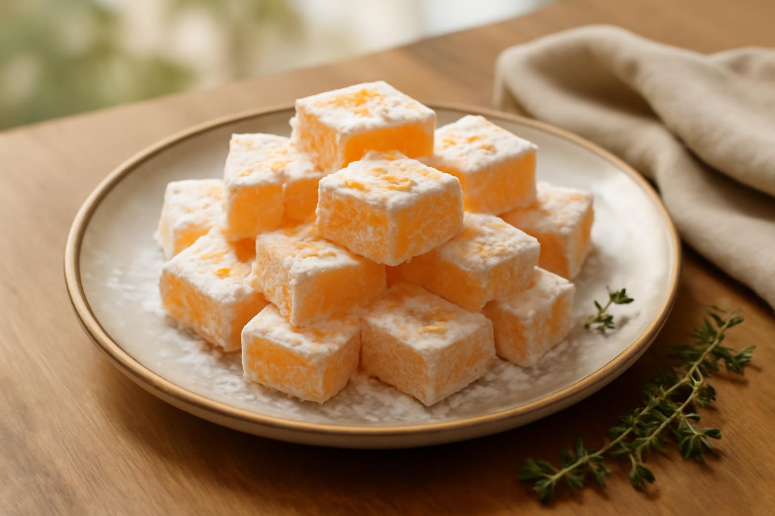 Lokum à l'orange maison