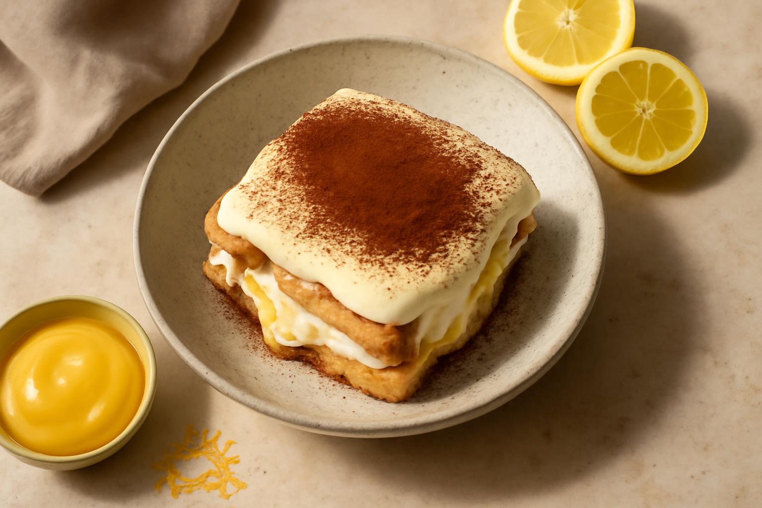 Tiramisu au citron