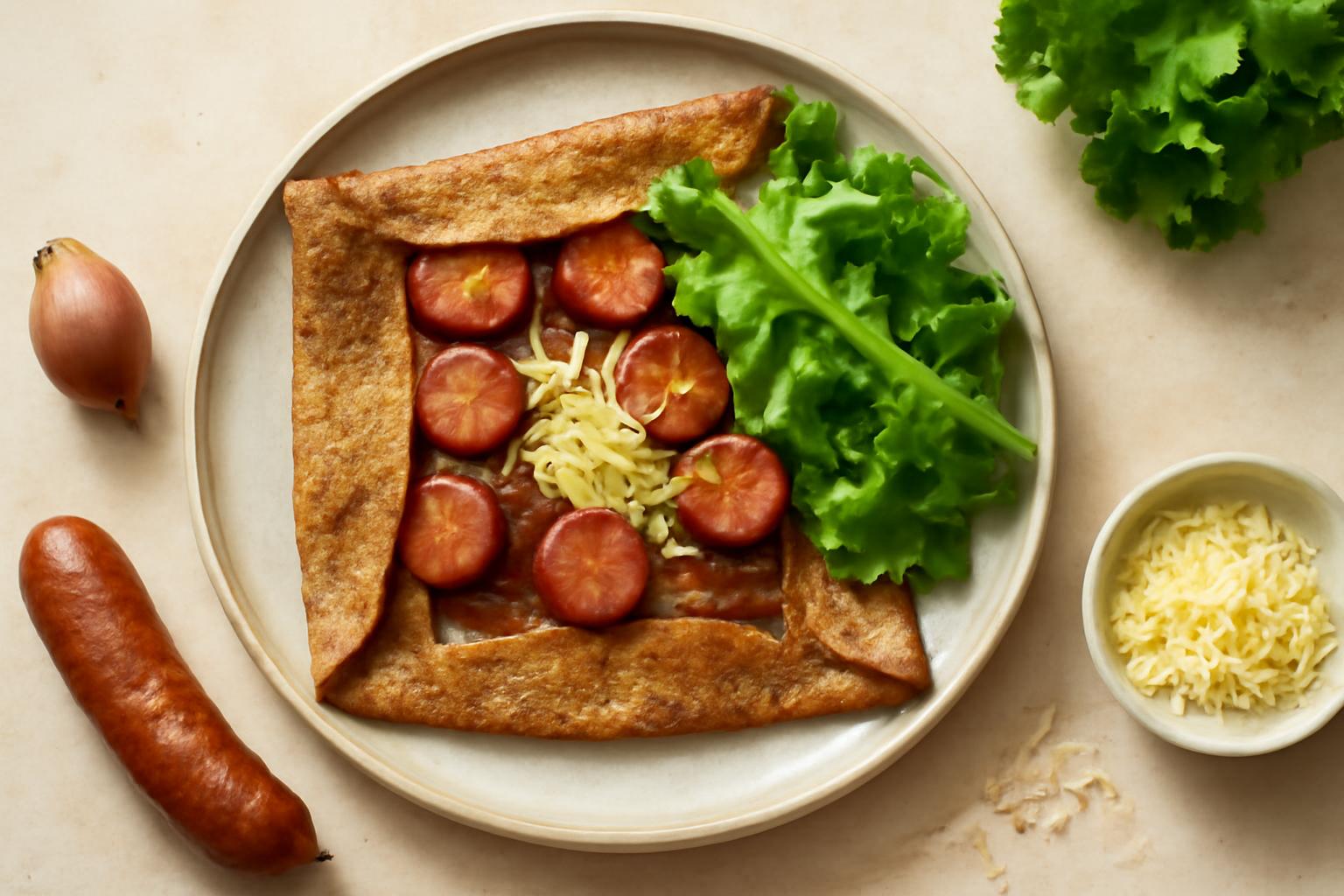 Galette saucisse