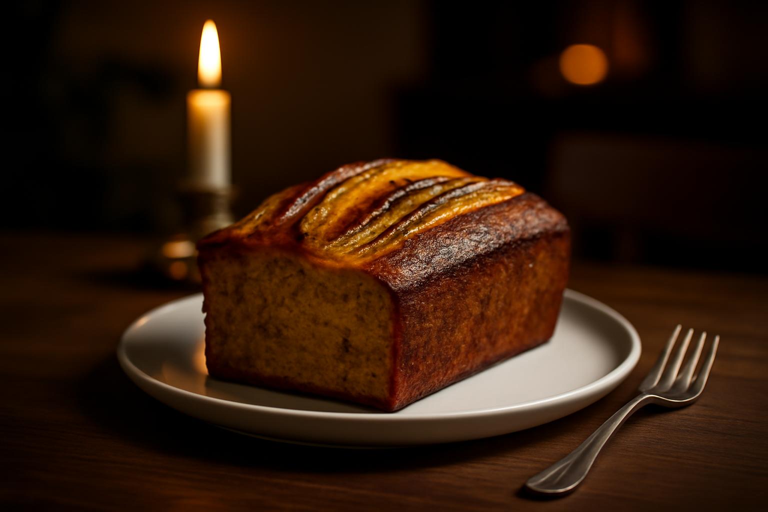 Banana Bread aux Bananes Caramélisées