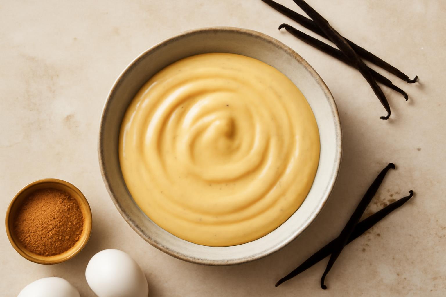 Crème dessert vanille maison façon Danette