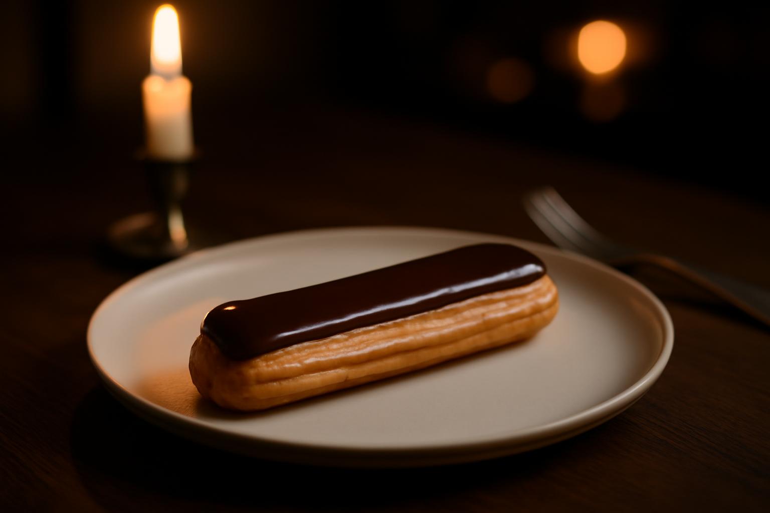 Éclair au chocolat
