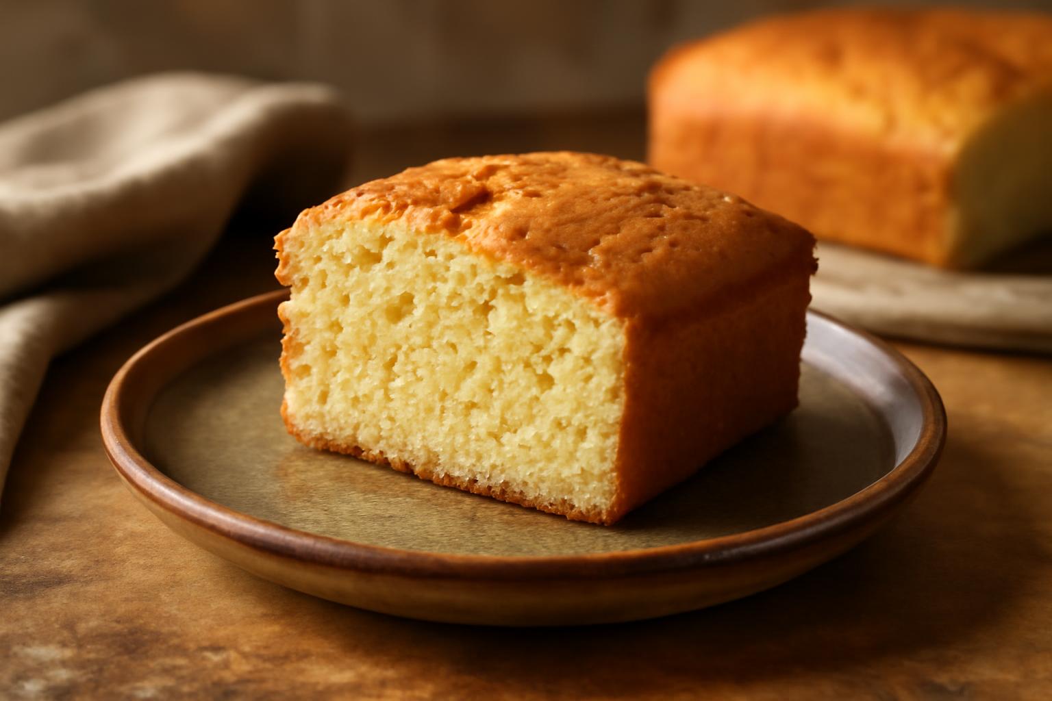 Gâteau moelleux sans matières grasses ajoutées