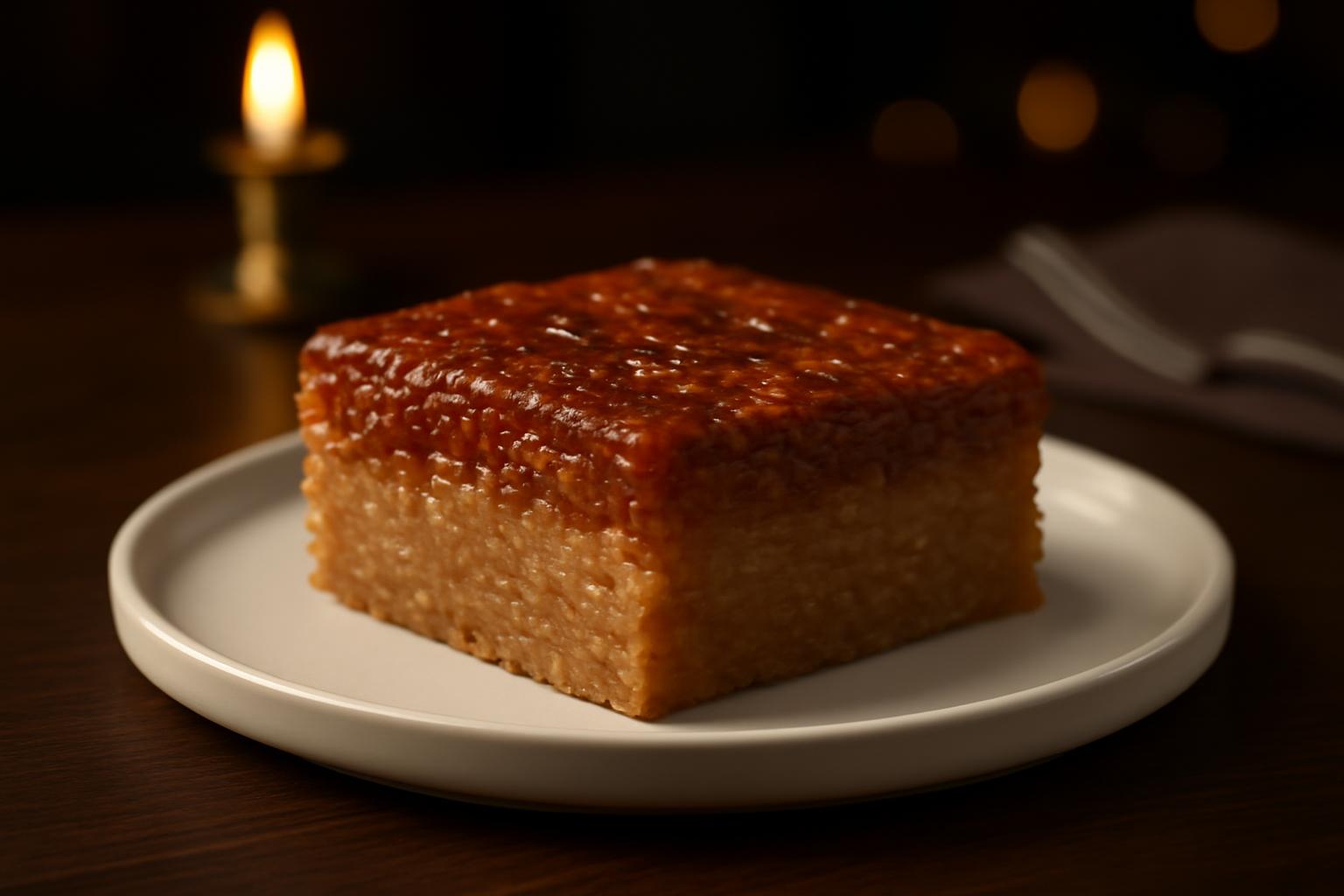 Biko - Gâteau de Riz Gluant à la Noix de Coco (Philippines)