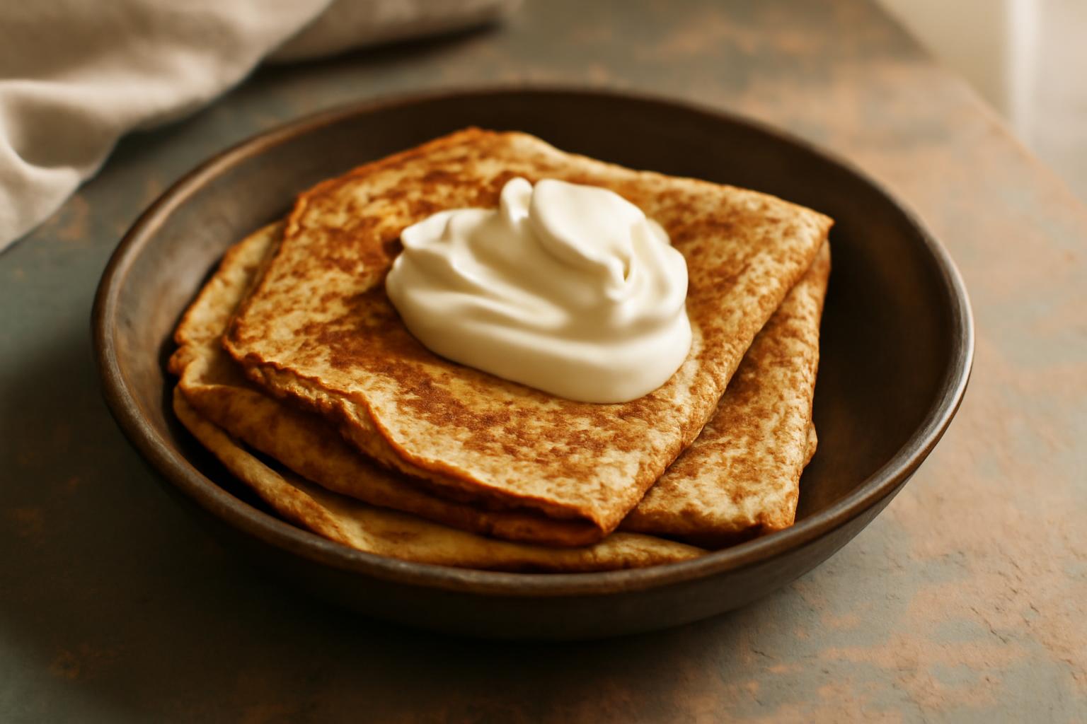 Crêpes ultra protéinées sans farine