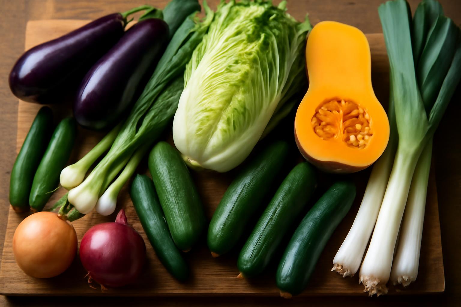 Ingrédients de la catégorie Légume