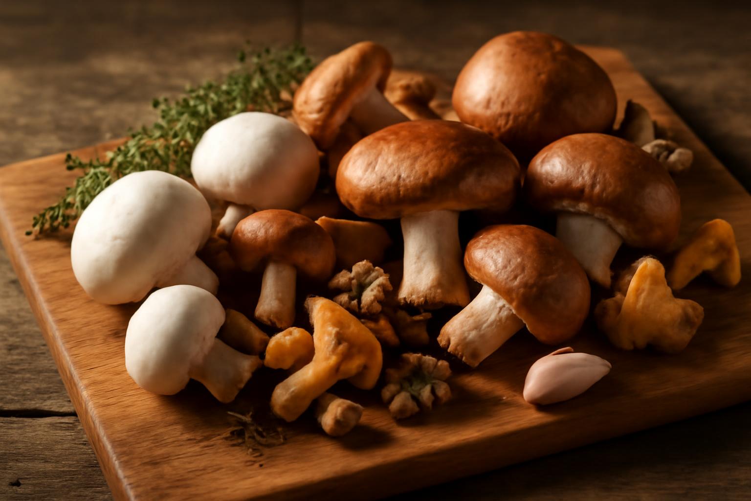 Ingrédients de la catégorie Champignon