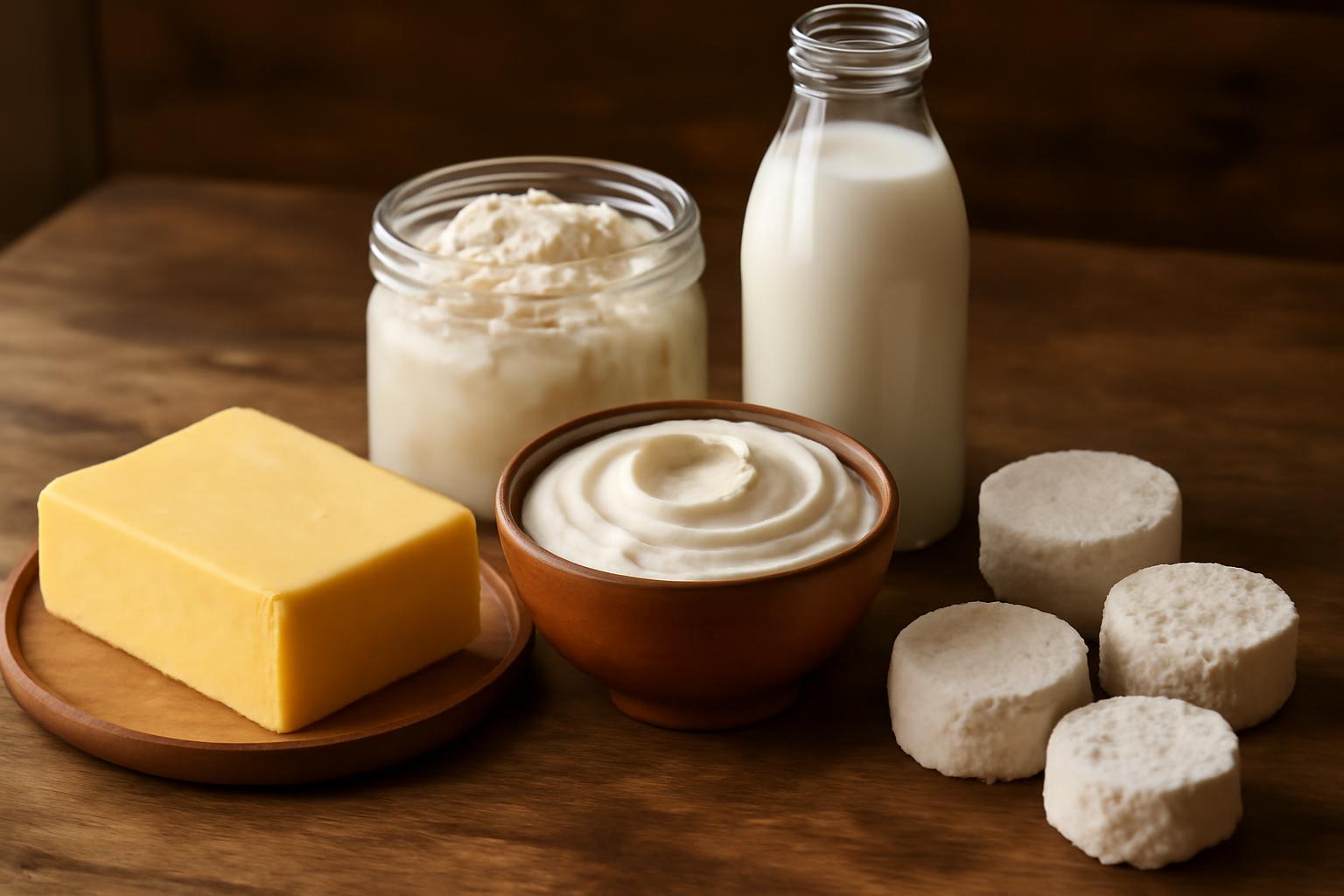 Ingrédients de la catégorie Produit laitier