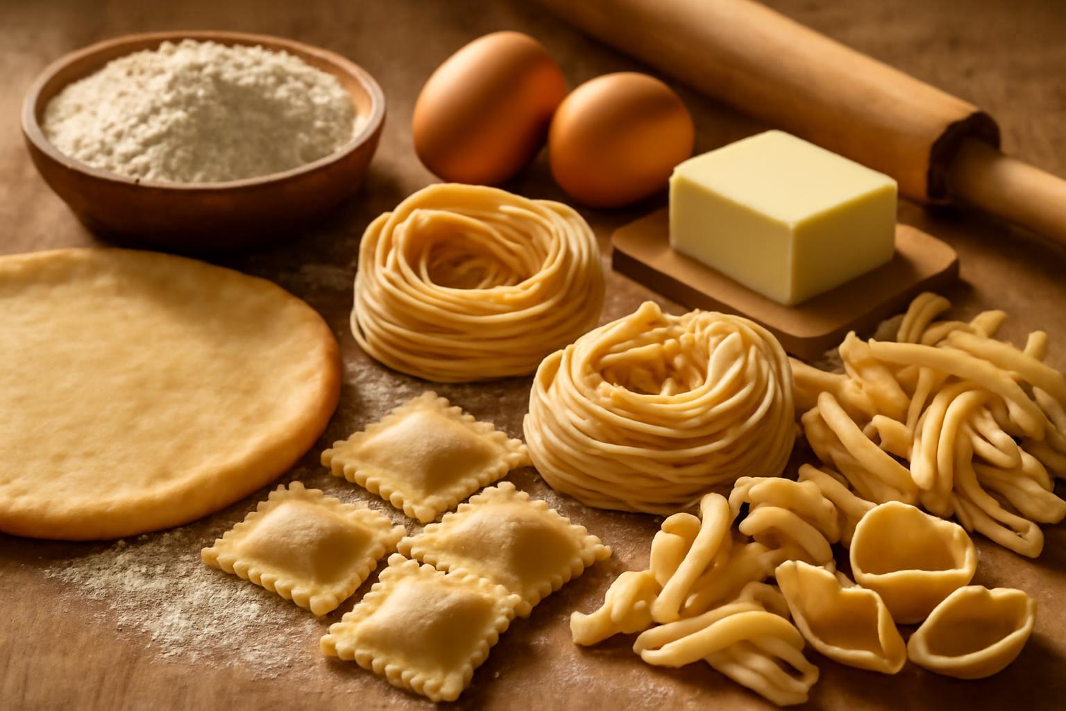 Ingrédients de la catégorie Pâte