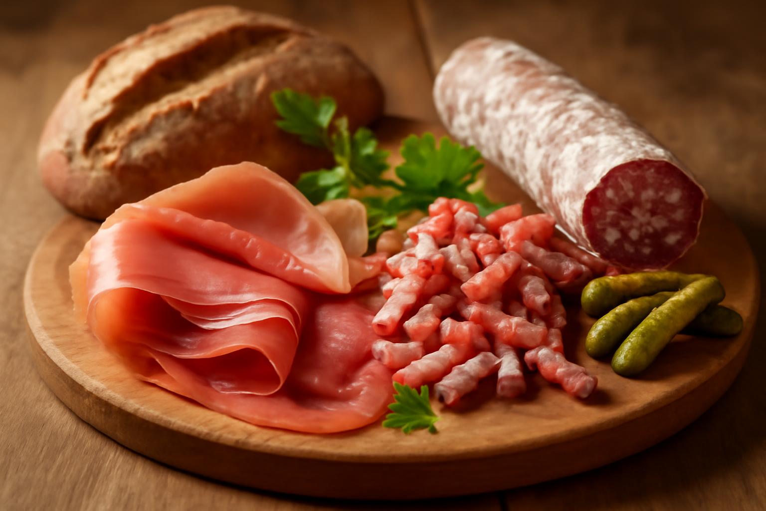 Ingrédients de la catégorie Produit charcutier