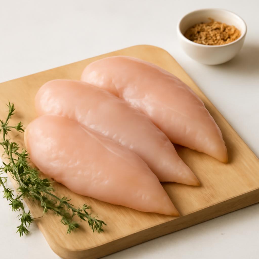 filets de poulet en cuisine