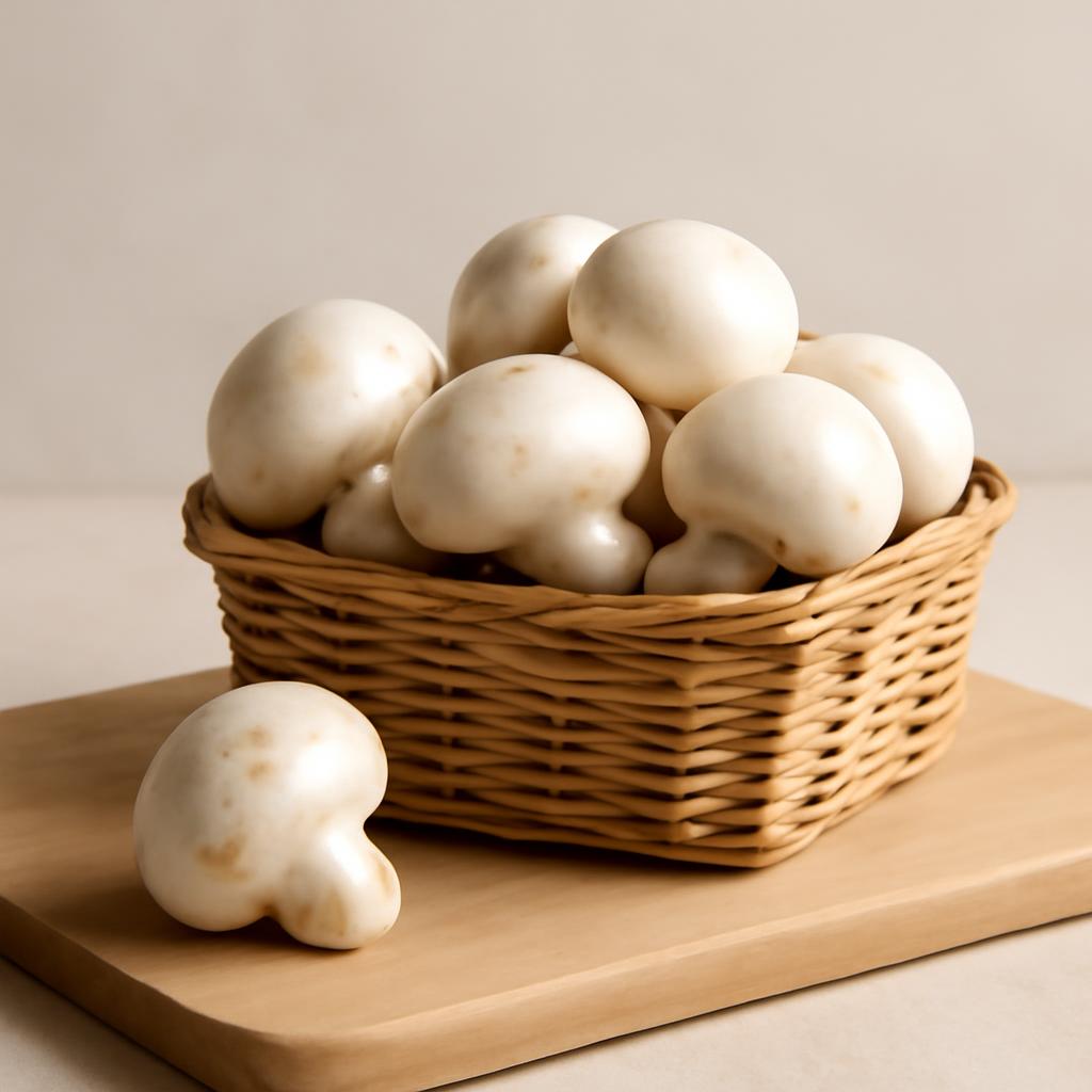 champignons de Paris en cuisine