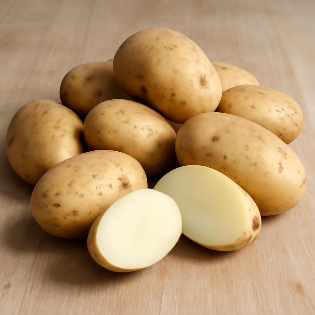 Pommes de terre à chair farineuse en cuisine