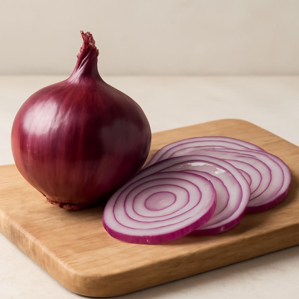 Oignons rouges en cuisine