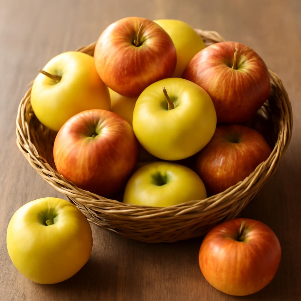 Pommes type Golden ou Reine des Reinettes