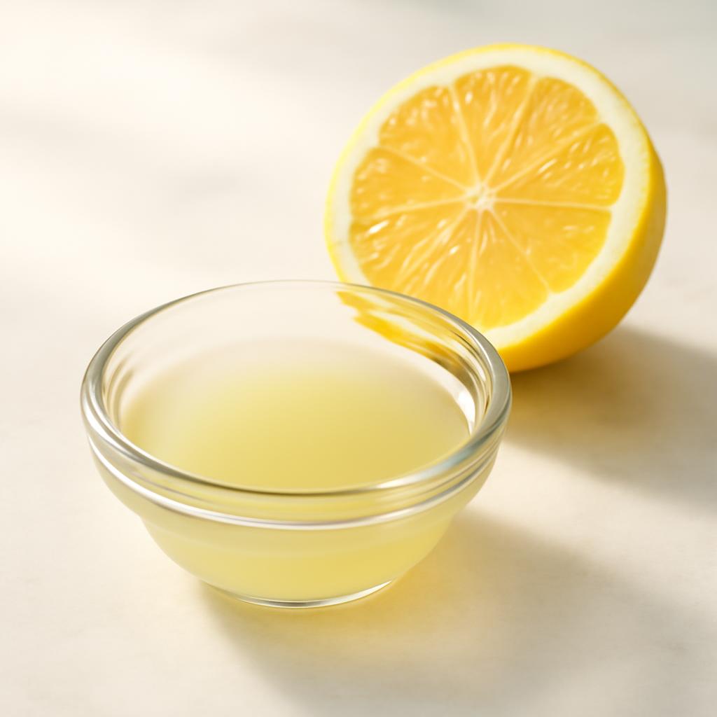 Jus de citron en cuisine