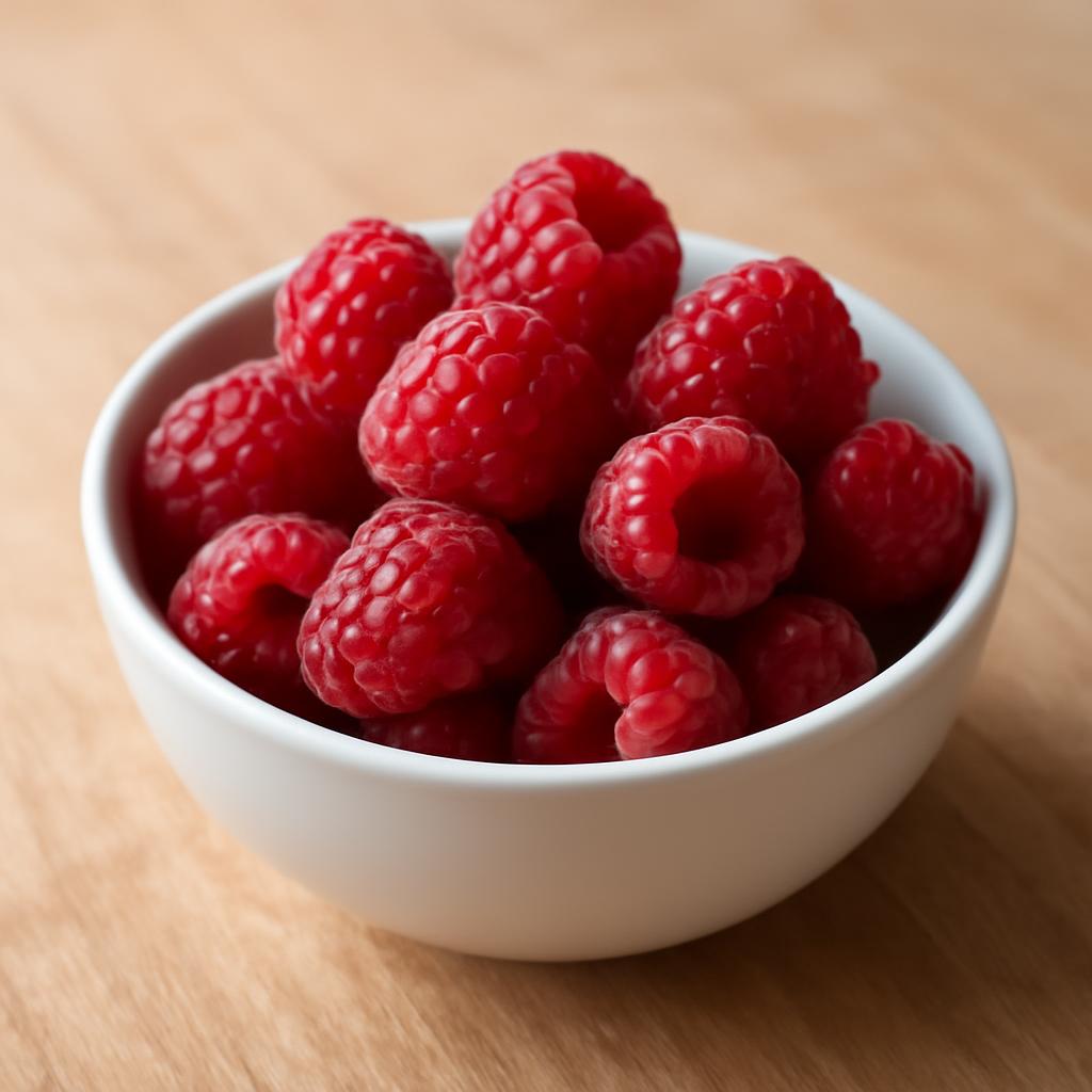 framboises en cuisine