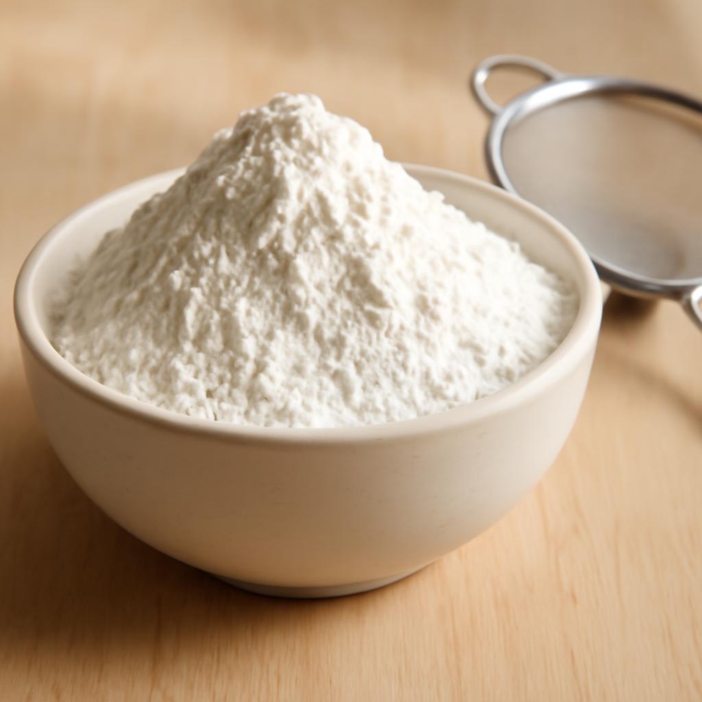 farine de blé T55 en cuisine