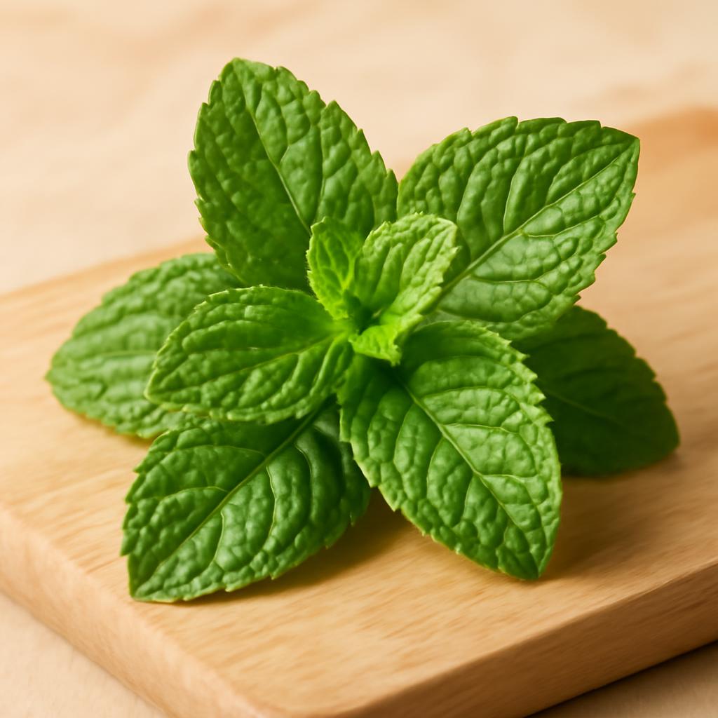 feuilles de menthe en cuisine