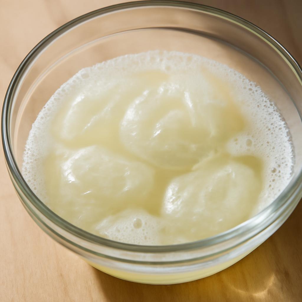 Blancs d'œufs en cuisine