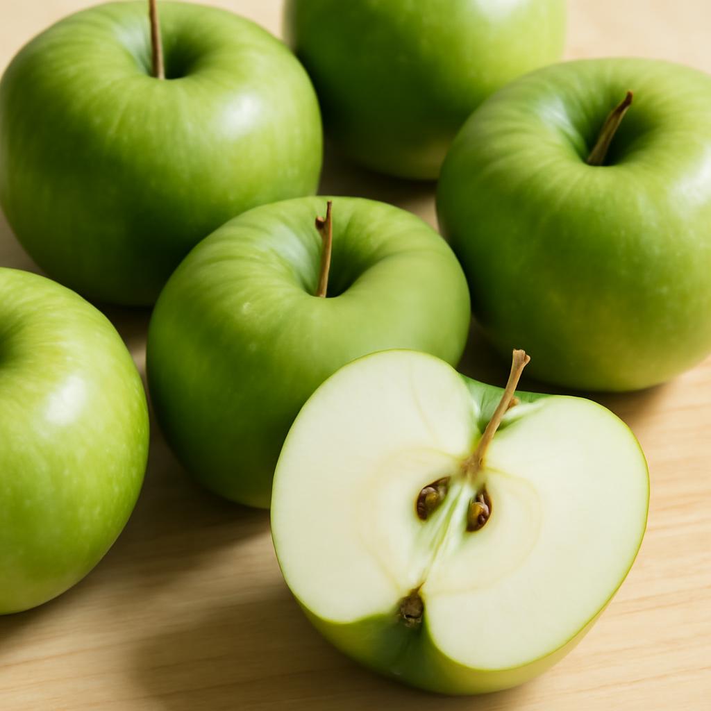 pommes vertes en cuisine