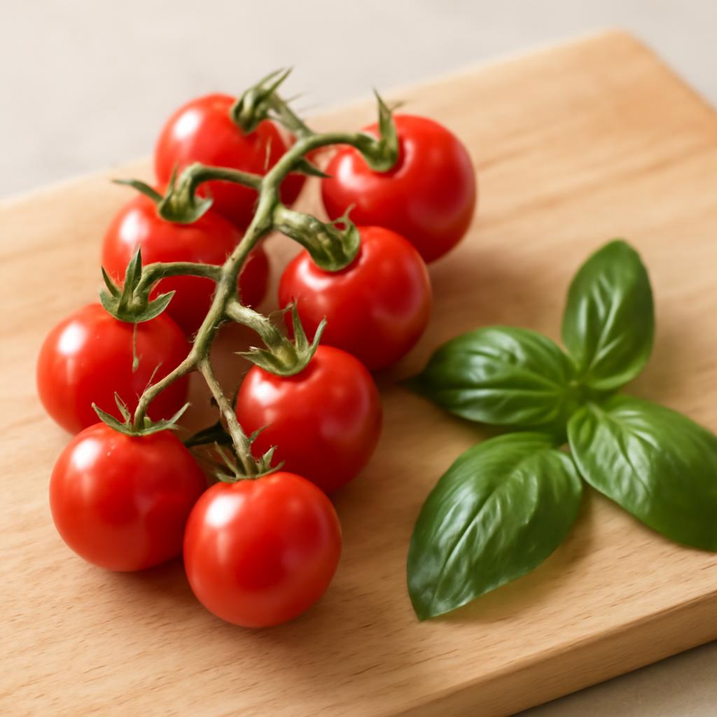 Tomates cerises en cuisine