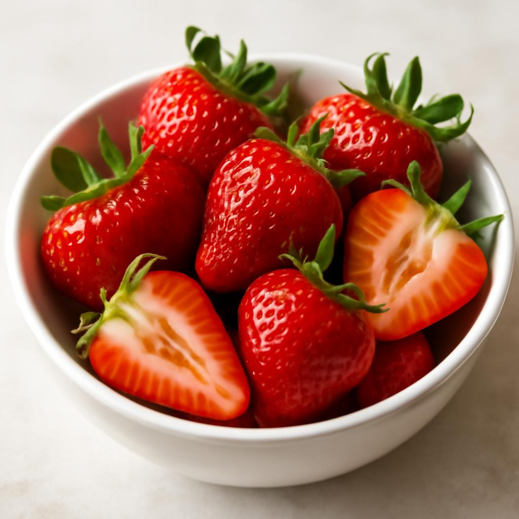 fraises en cuisine