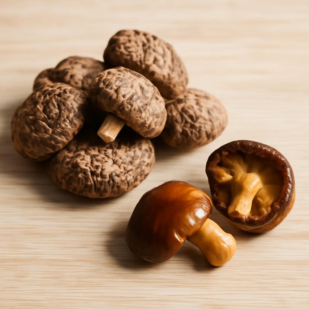 Champignon shiitake séché en cuisine